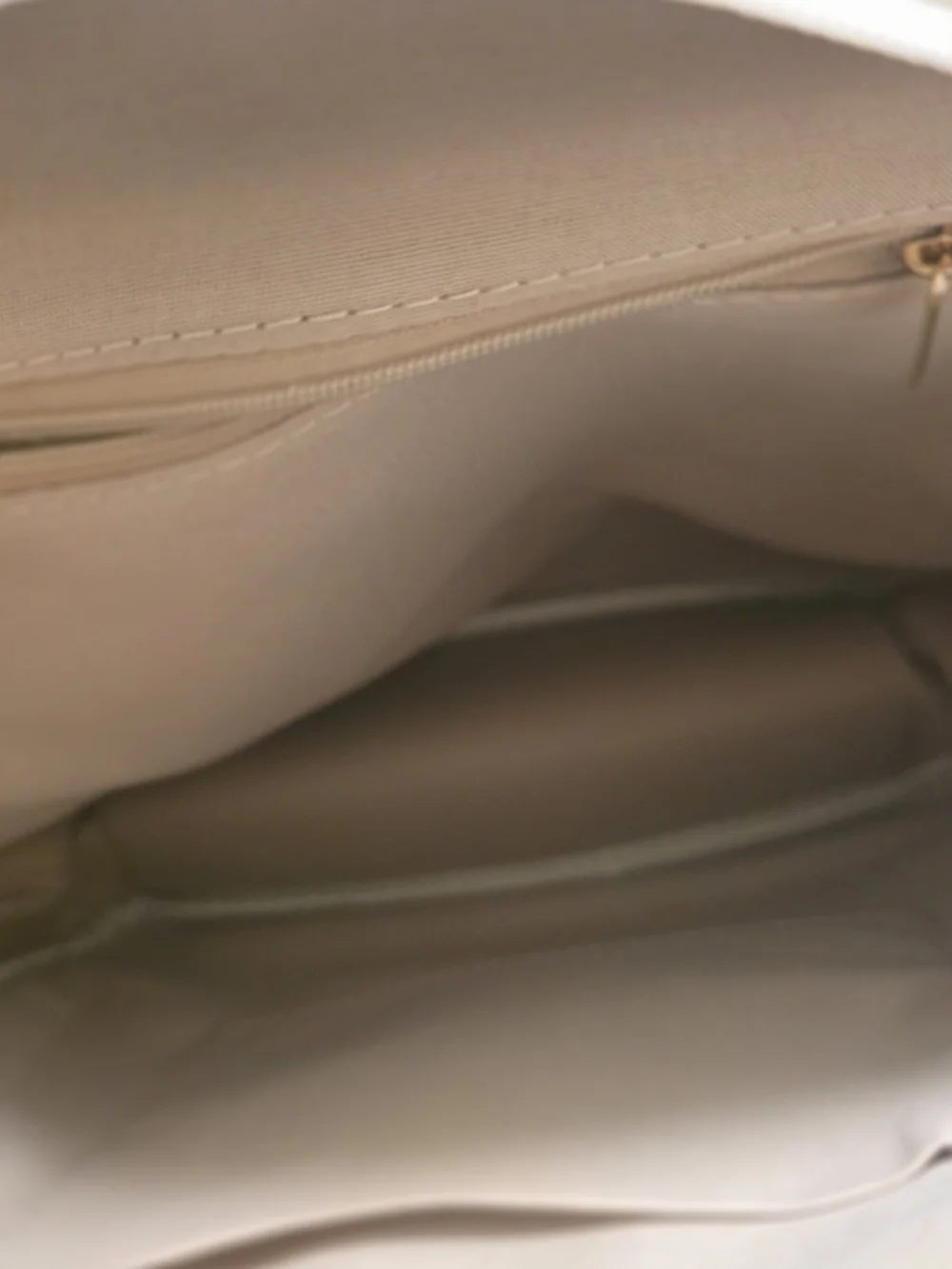 Beige Tassel Accent Women's Backpack